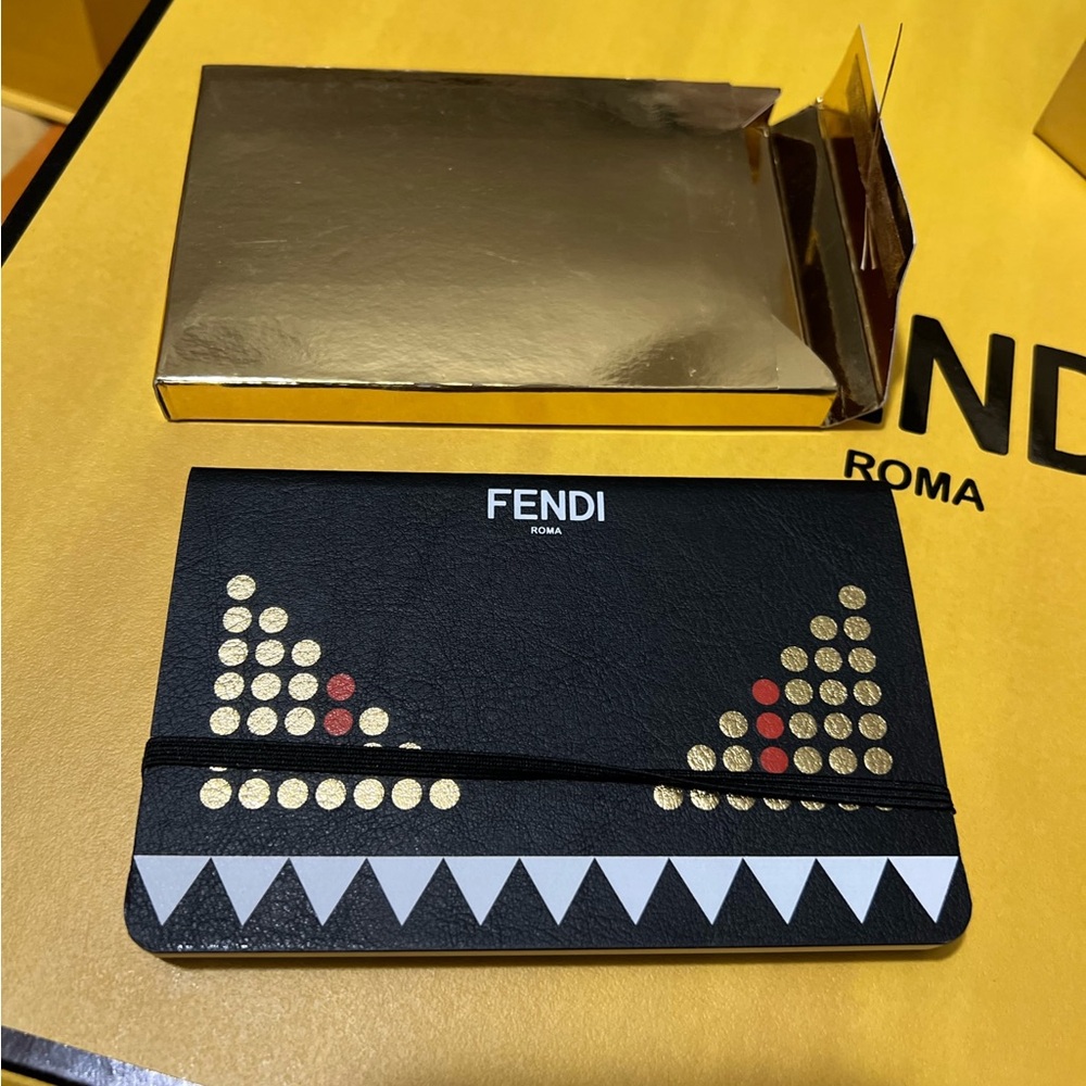 Authentic Fendi Monster Notebook with Stickers
